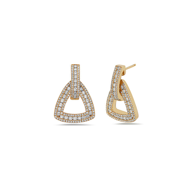 Krypell Collection Diamond U Earring
