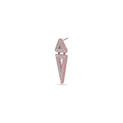 Diamond Double Triangle Earring