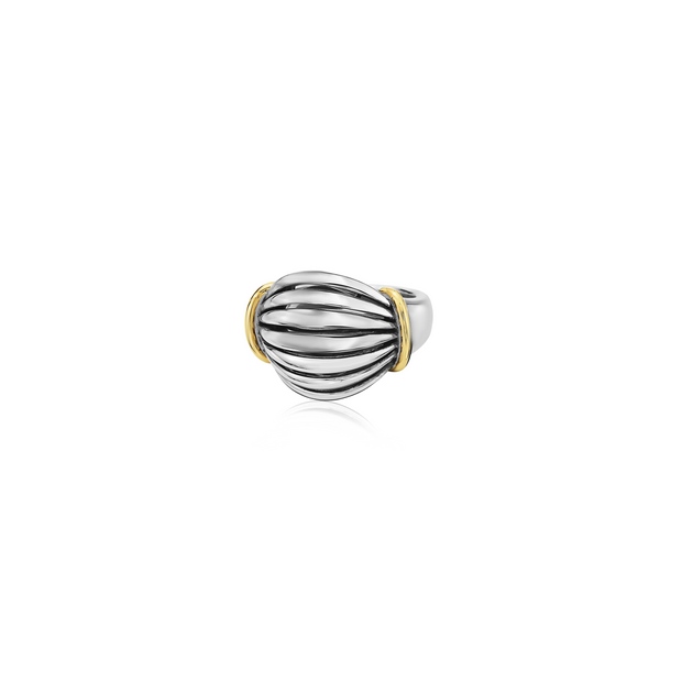 Silver Birdcage Domed Ring