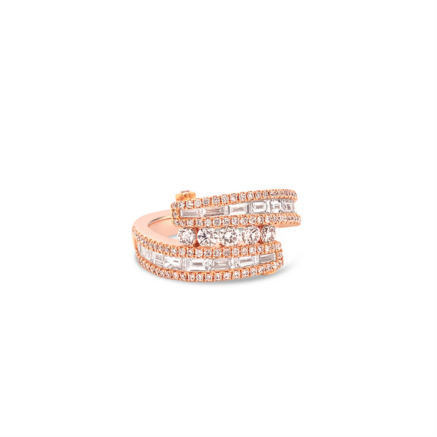 Baguette 'Ice' Ring