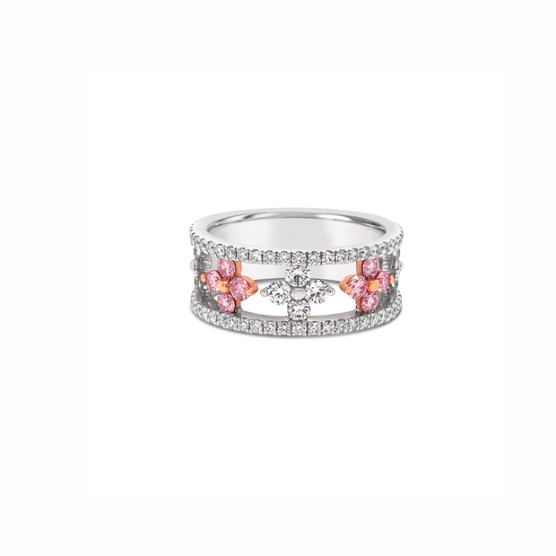 Diamond Flowering Air Ring