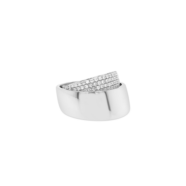 Diamond Layered Ring