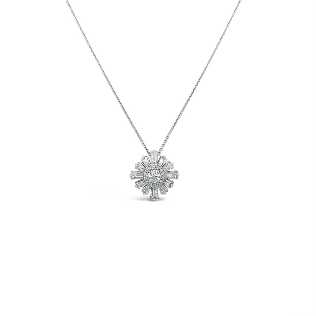 Diamond Floral Heirloom Pendant