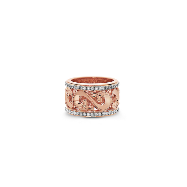 Diamond Classic Wide-Band Ring