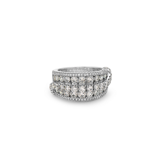 Krypell Collection Diamond Swirl Ring