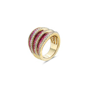 Krypell Collection Large Baguette Opera House Ring