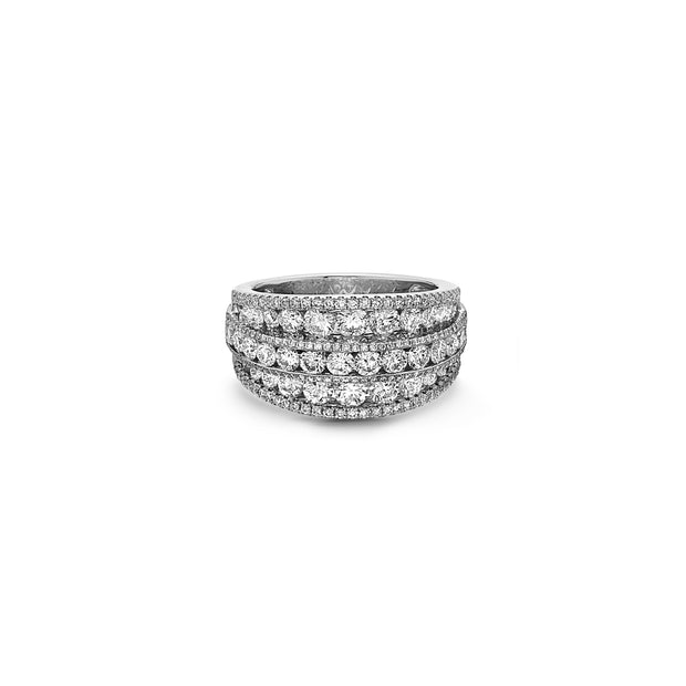 Krypell Collection Diamond Saddle Ring