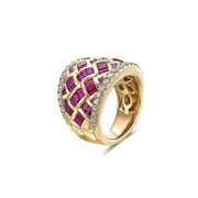 Krypell Collection Diamond Basket Weave Ring