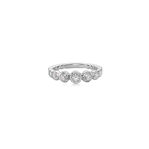 Simple Diamond Ring - Diamond Stacking Ring | Helen Ficalora