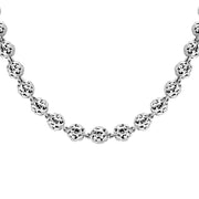 Silver Ivy Bead Classic Necklace