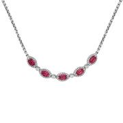 Diamond Firefly Marquise Necklace