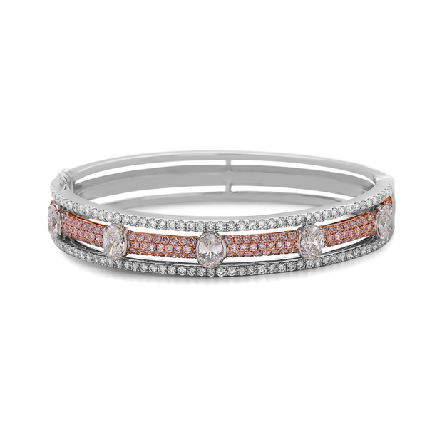 Diamond Tri-Layer Bracelet