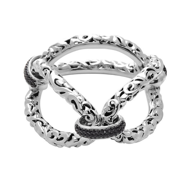 Silver Ivy 3 Link Bracelet