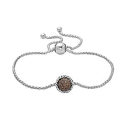 Silver Skye Station Gemstone String Bracelet