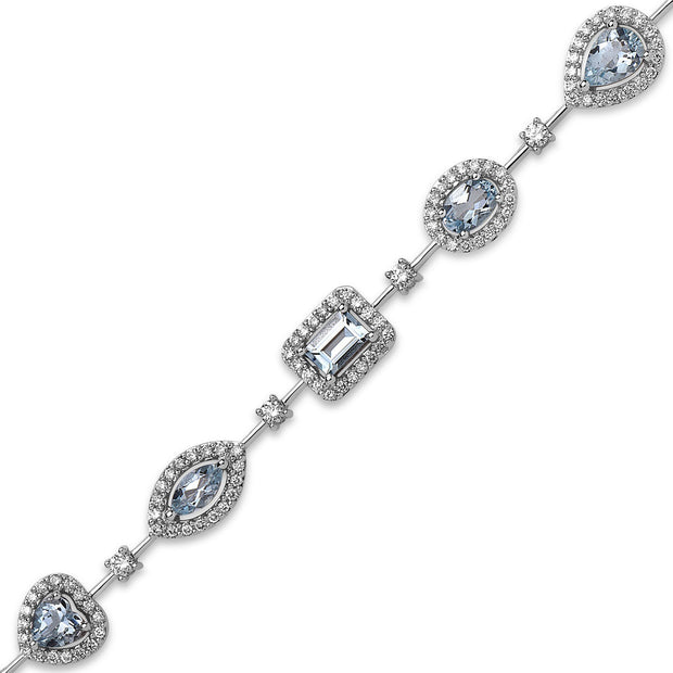 Pastel Diamond Multi-Shape Geo Bracelet