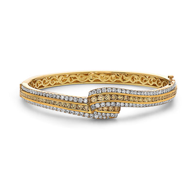 Krypell Collection Diamond Triple Fold Bracelet