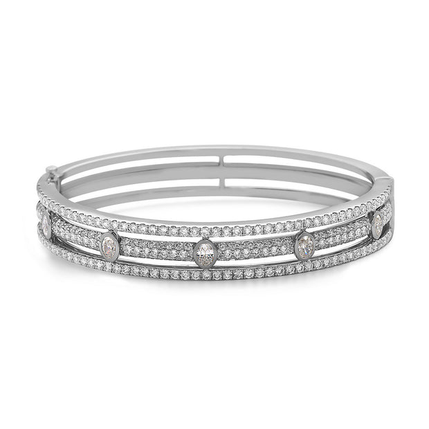 Diamond Tri-Layer Bracelet