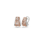 Silver Ivy Lace Clip Earring