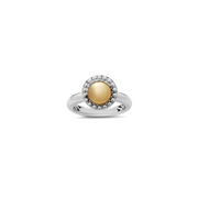 Silver Firefly Round Station Ring