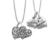 Two Hearts Beat As One' Necklace