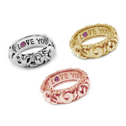 Gold Collection I Love You' Rings