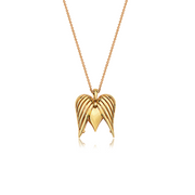 Angel Heart Small Gold Pendant
