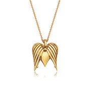 Angel Heart Large Gold Pendant